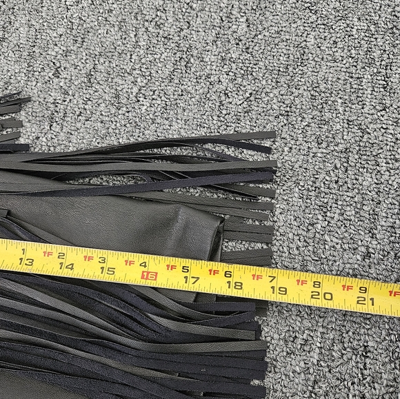 Fringe Faux Leather skirt - Picture 6 of 6